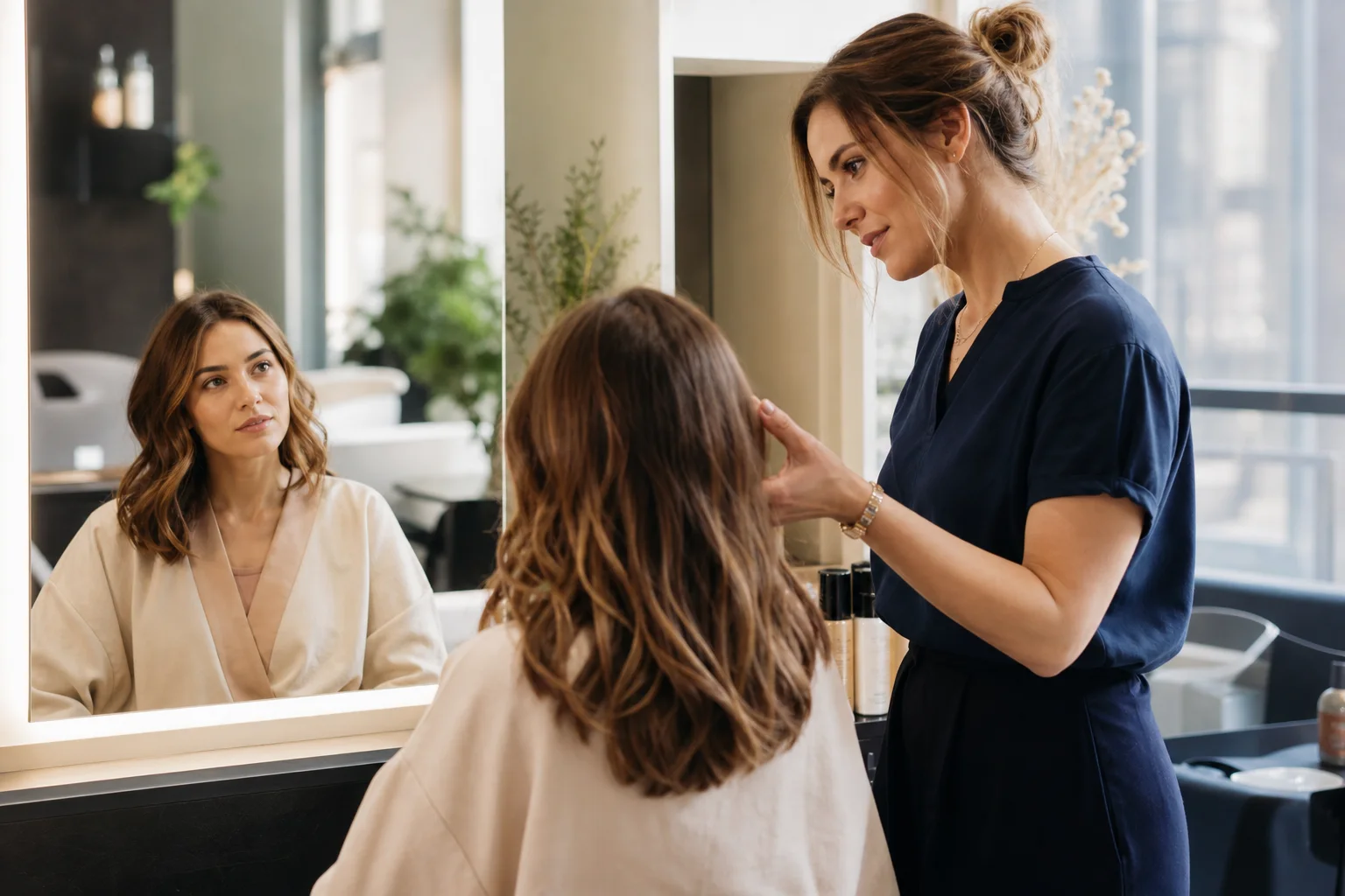 Profesjonalna obsługa klientki salonu